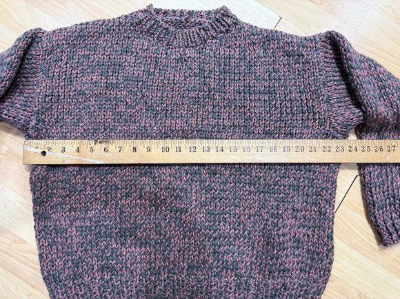 Handmade Sweater Grey/Pink - Picture 4 of 6